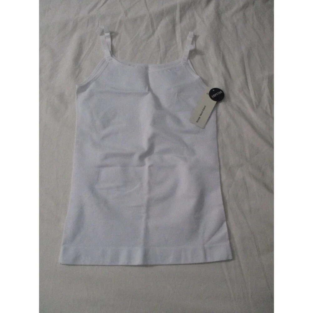 Empetua by Shapermint Womens 3XL Scoop Neck Cami White 62001 Shaping Compression - Picture 2 of 9